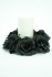 Black Candle Ring for Pillar Candle (Lot of 1) SALE ITEM